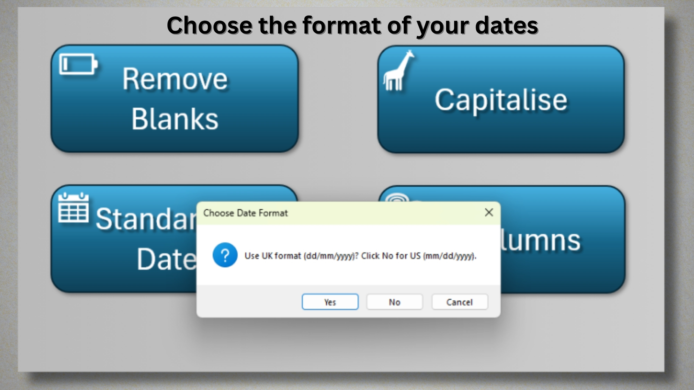 Choose Your Preferred Date Style